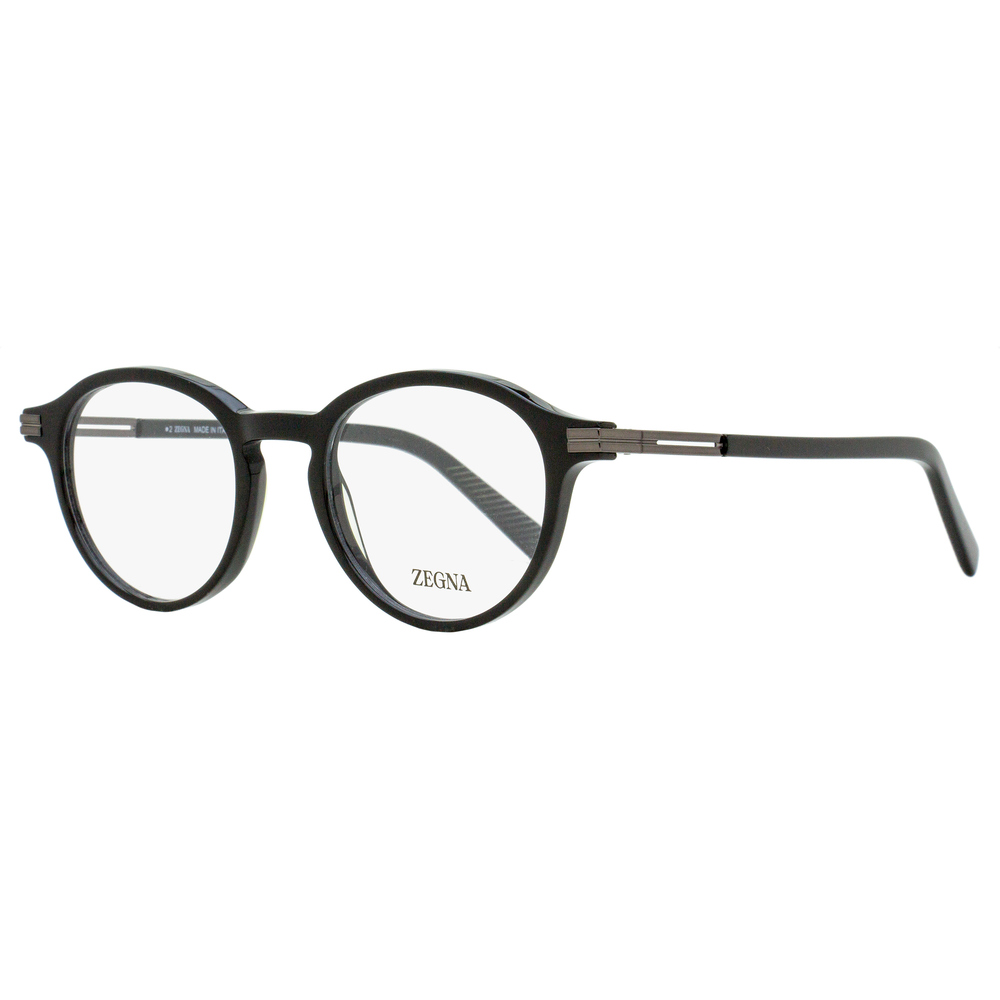 Zegna Classic Oval Eyeglasses EZ5269 001 Black 48mm